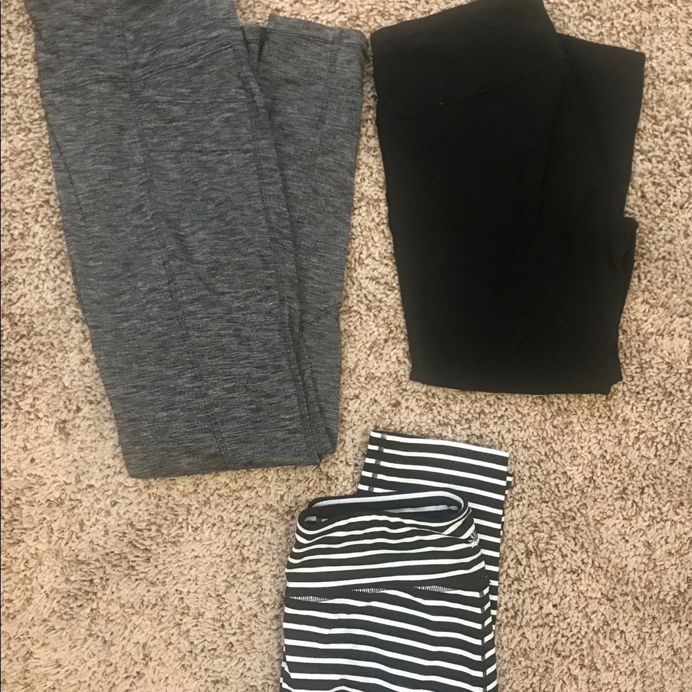 Lot of 3 Athleta leggings